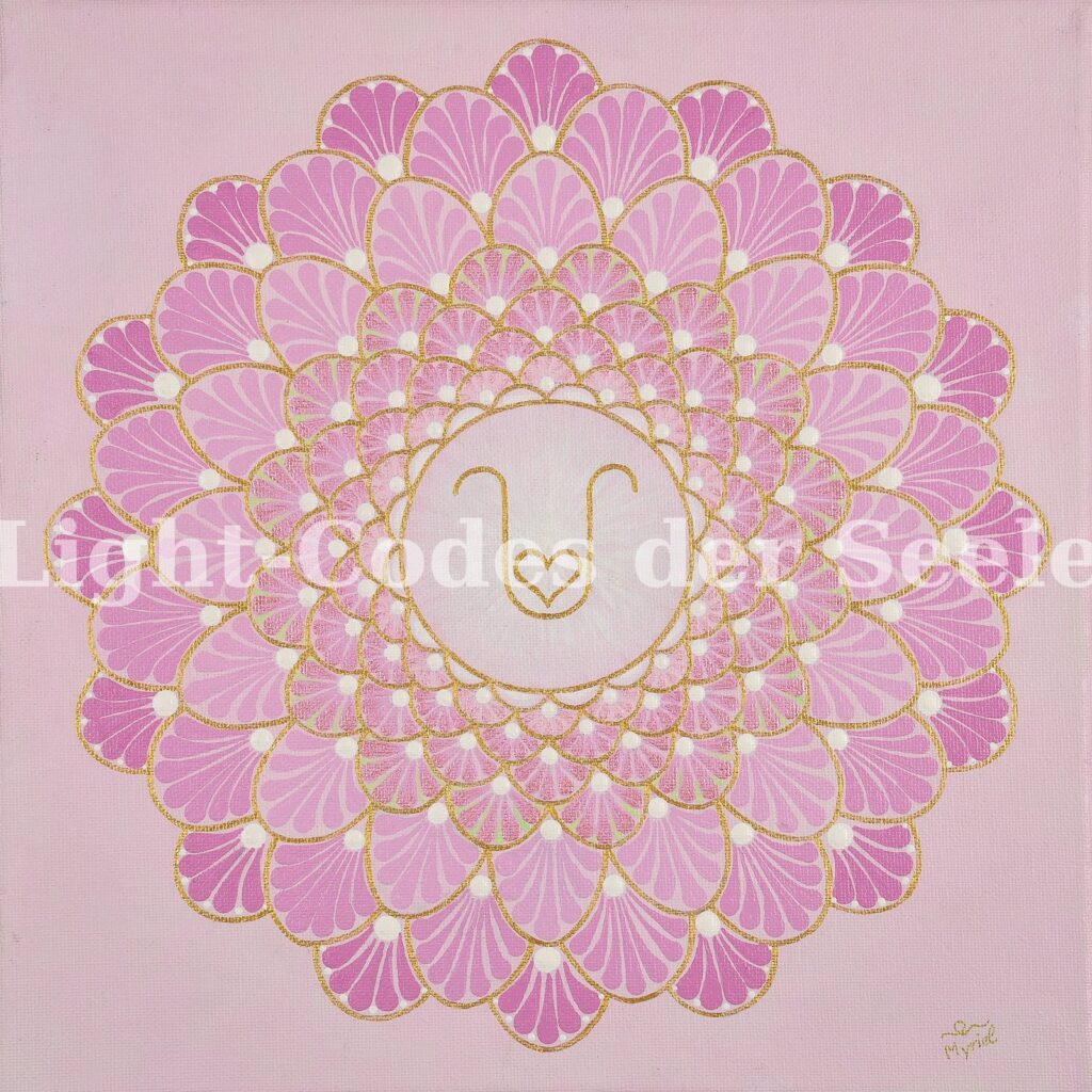 Mandala „Bedingungslose Liebe“
– Quelle reiner Herzensenergie
